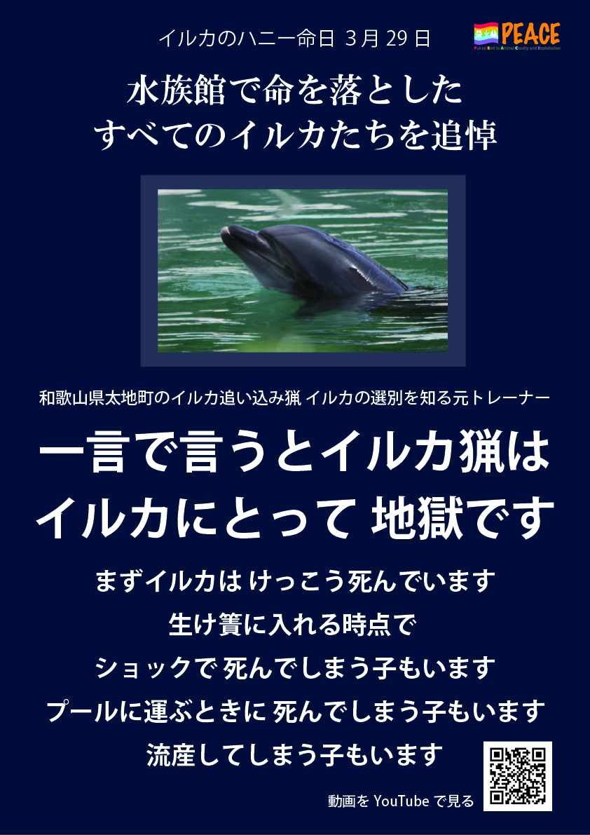 #イルカのハニーを忘れない2026 拡散用画像