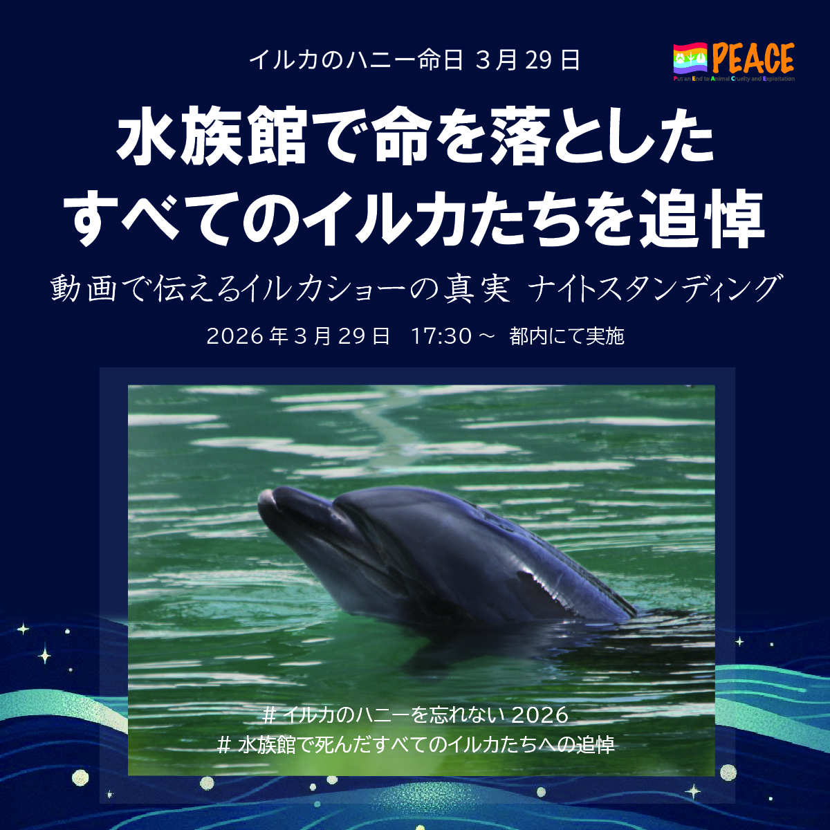 #イルカのハニーを忘れない2026 拡散用画像